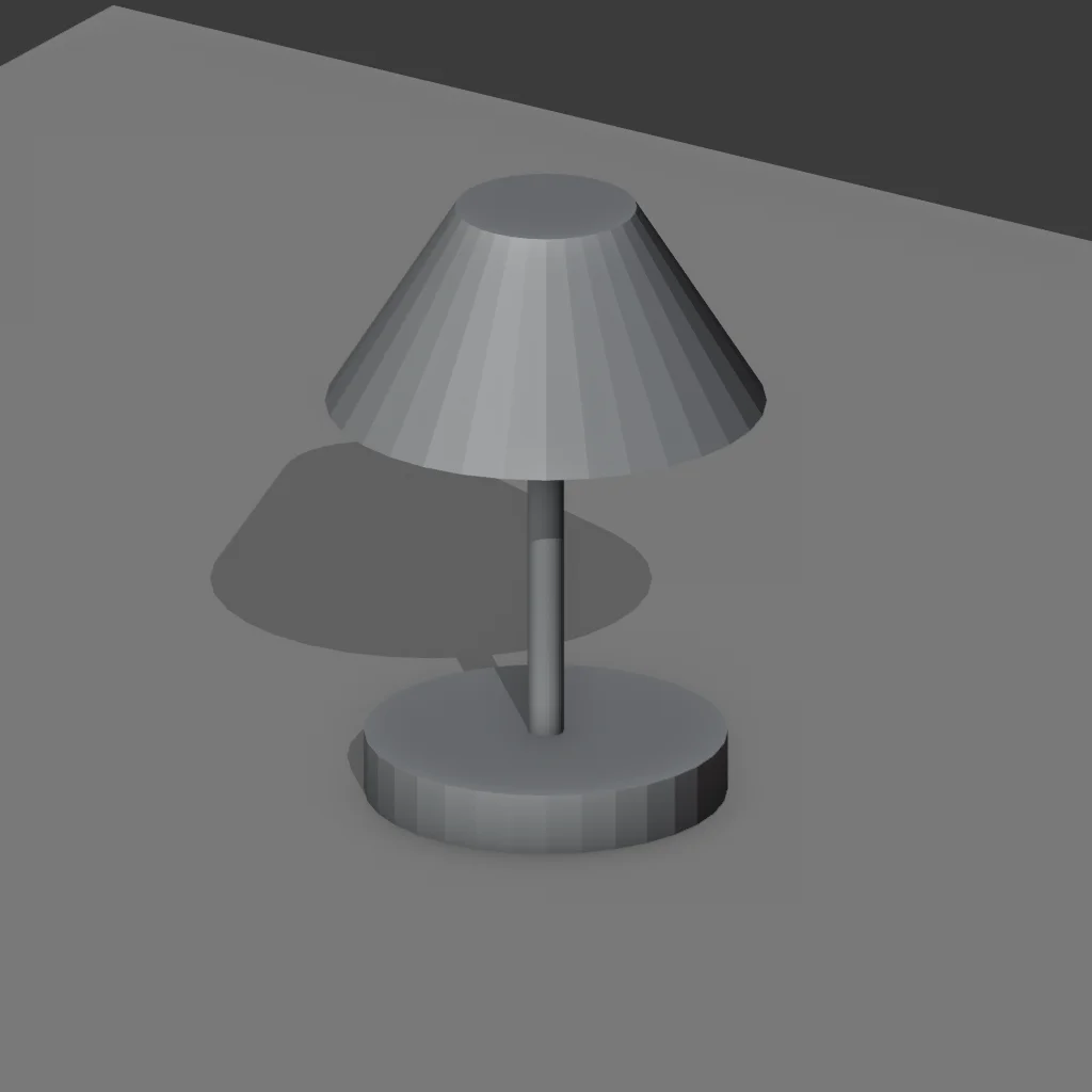 Original Blender input for the lamp